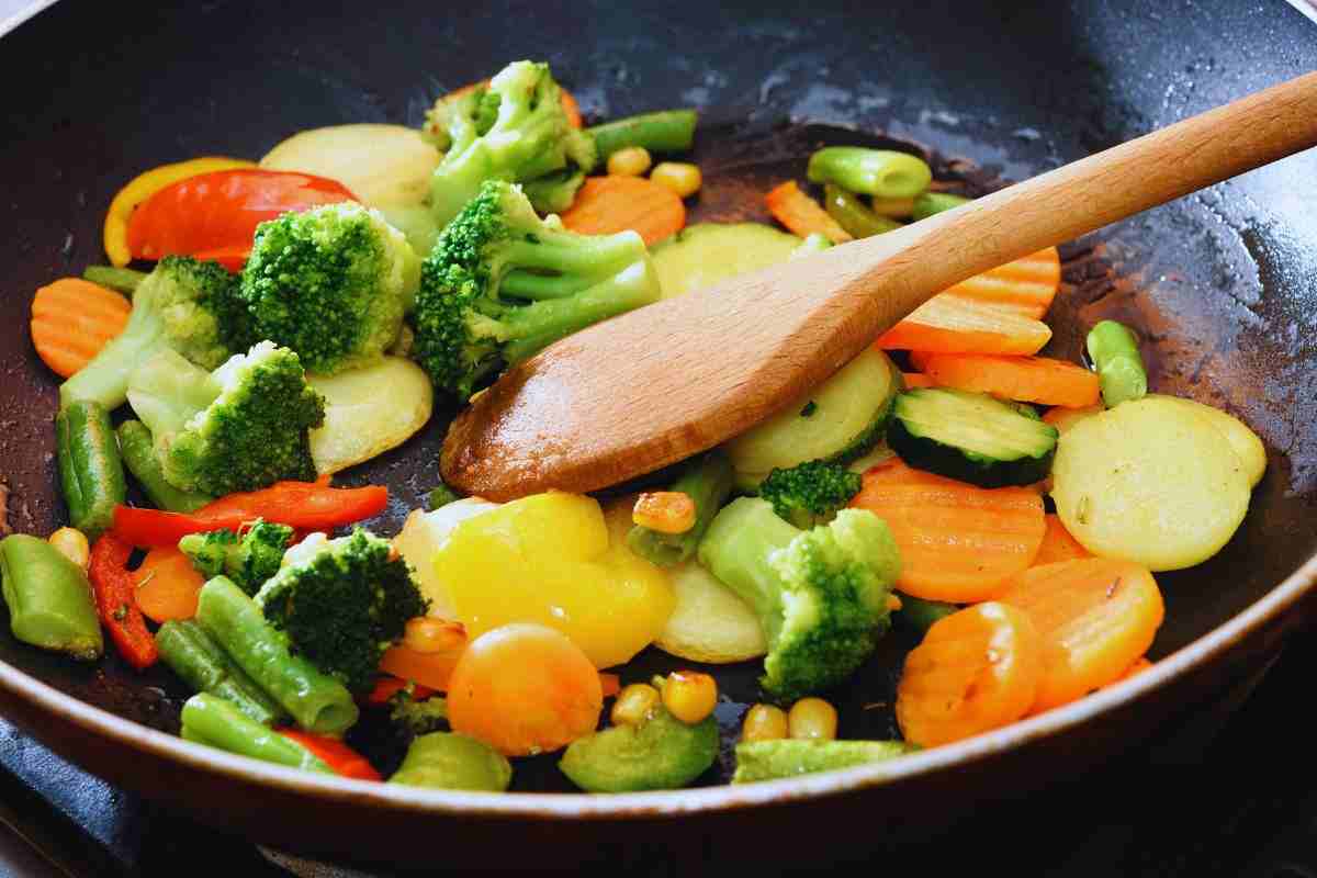 Verdure e cucinare